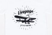 Дитяча футболка Livepage Let`s Fly Together, біла